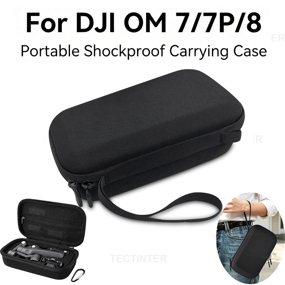 Drone Gimbal Case - DJI OM 7/8用収納バッグ ポータブルキャリングケース シェルハンドバッグ DJI